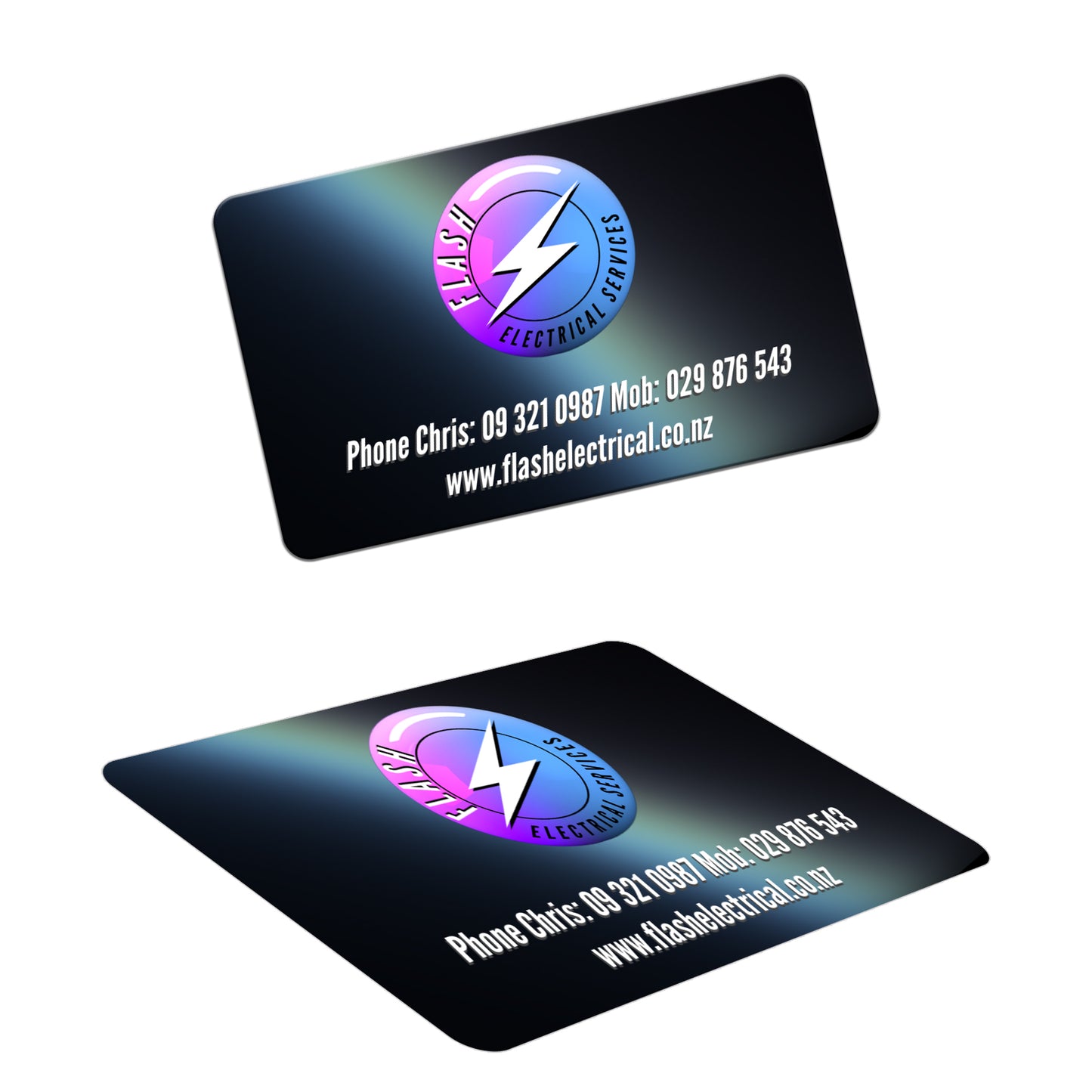 90x55mm Fridge Magnet Business Card