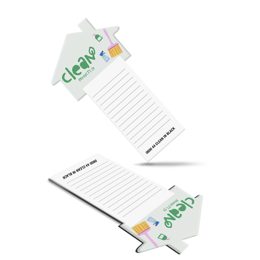 House Shape Magnetic Shopping List Pad Set